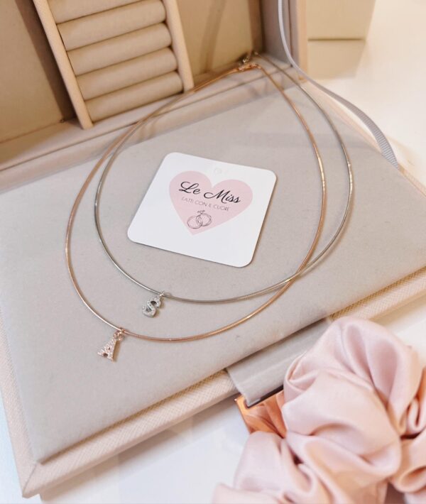 Collana micro snake letterina