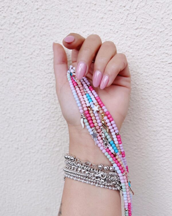 Collane rainbow charms basic e smaltati - immagine 4