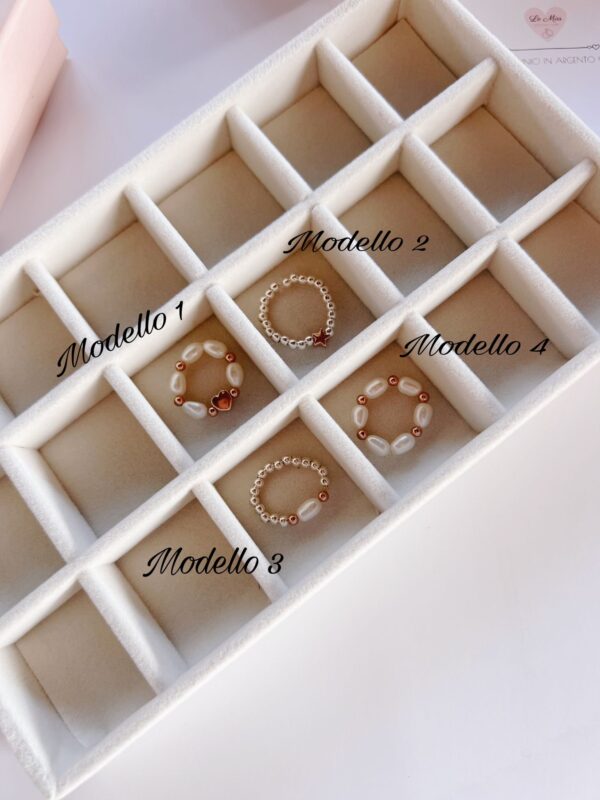 Anelli perle elastici - immagine 3
