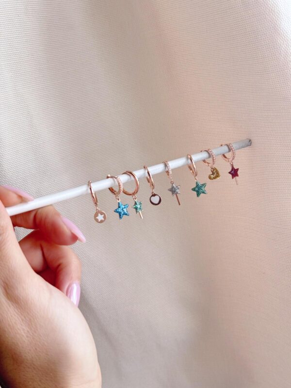 Mono cerchietto glitter e arcobaleno
