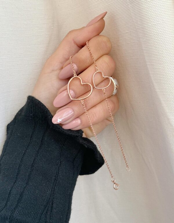 Bracciale cuore filo