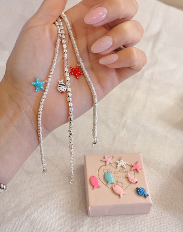 Bracciali charms smaltati summer