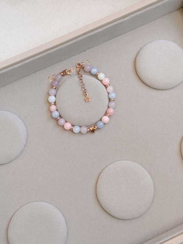 Bracciale pietre naturali stella connettore - immagine 2