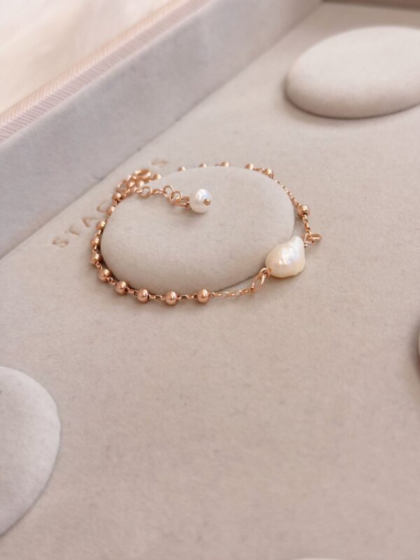 Bracciale mix sfere perla big - immagine 2