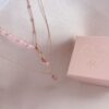 Collana quarzo rosa e mix sfere - immagine 3