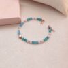 Bracciale cristalli e stella del mare