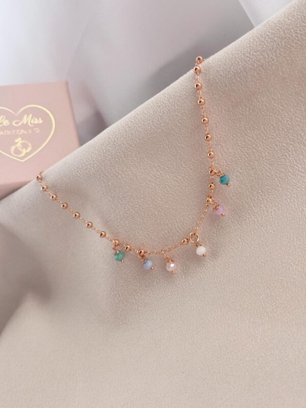 Collana gocce di cristalli - immagine 3