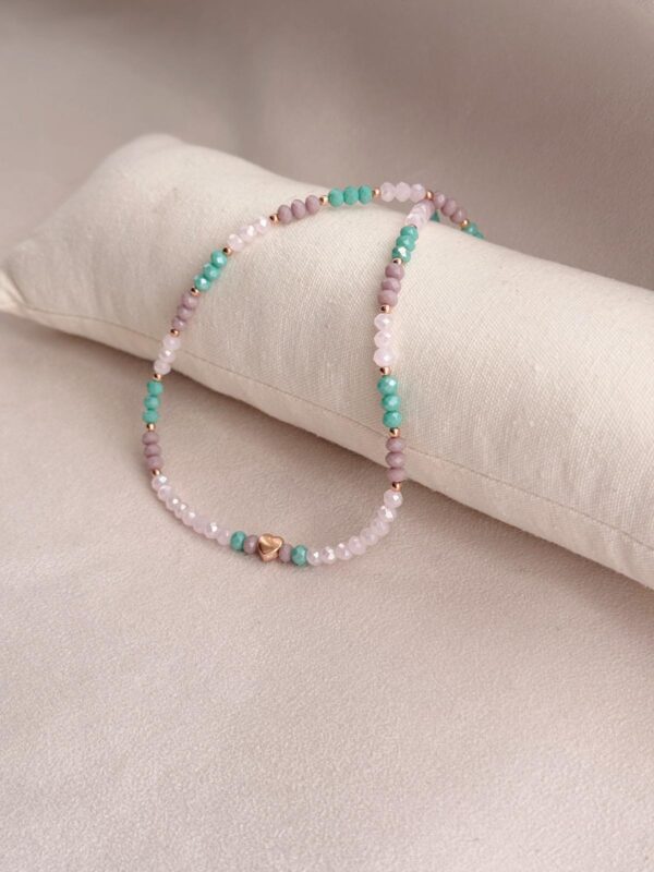 Collana cristalli e cuore