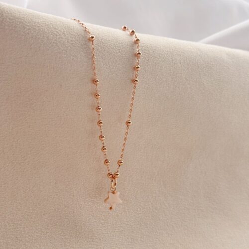 Collana stellina di pietra