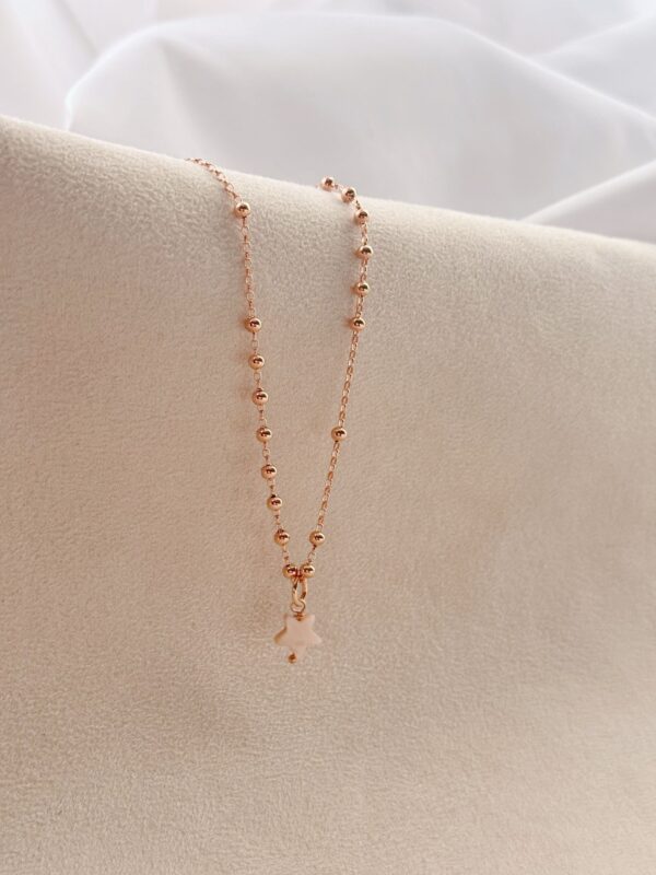 Collana stellina di pietra