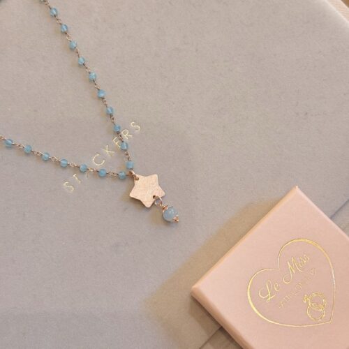 Collana maglia Rosario stella