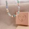 Collana pietre quarzo stella marina connettore - immagine 2