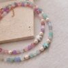 Collana pietre quarzo stella marina connettore