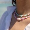 Collana pietre quarzo stella marina connettore - immagine 4