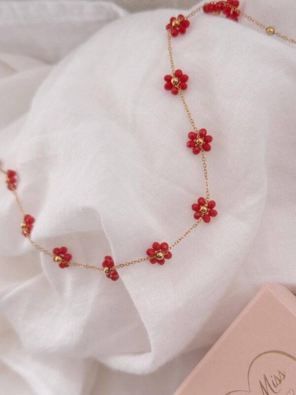 Collane mini margherite cristalli - immagine 5