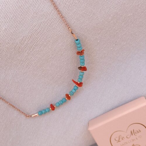 Collana connettore pietre e rametti
