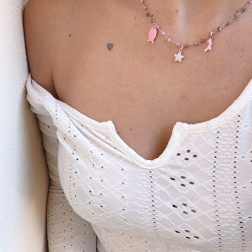 Collana rosario tormalina tris