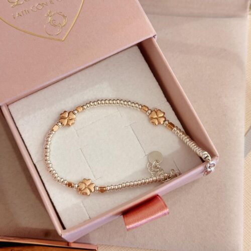 Bracciali connettori quadrifoglio
