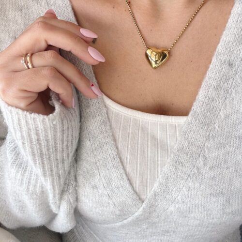 Collana cuore bomby big